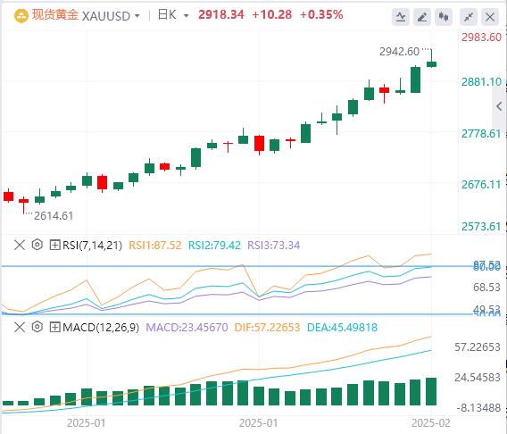【XM外汇市场分析】：金价创下历史新高后回落，下行空间有所缓冲(图1)
