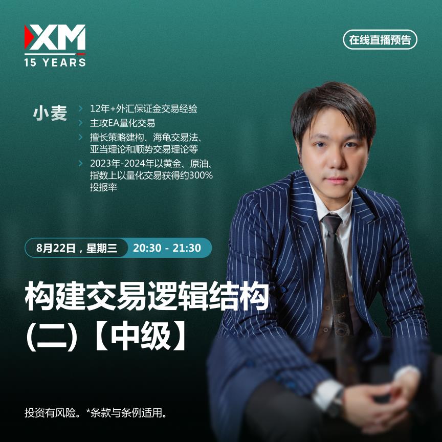 【XM外汇市场评论】：中文在线直播讲座  今日预告(图1)