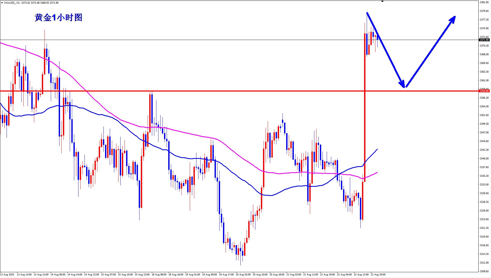 【XM外汇官网】：黄金多头反转，下周回落继续多！(图2)