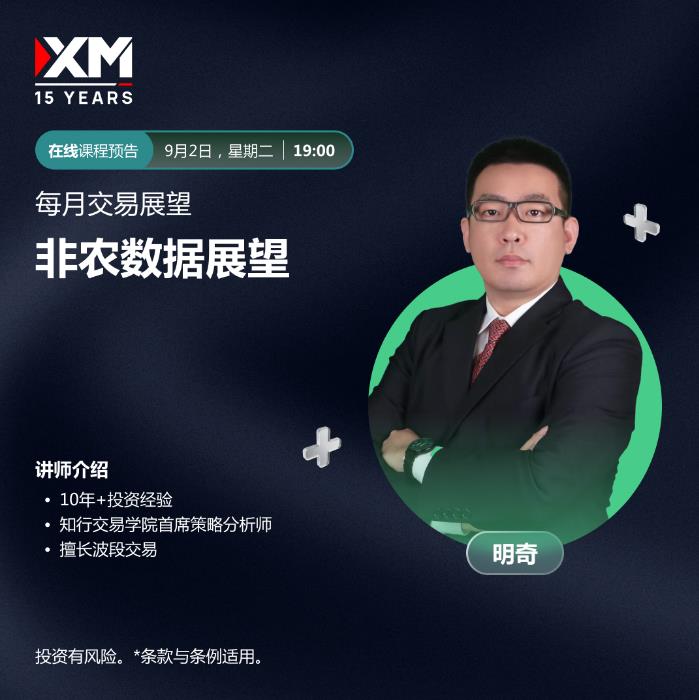 【XM外汇决策分析】：中文在线直播讲座 今日预告(图2)