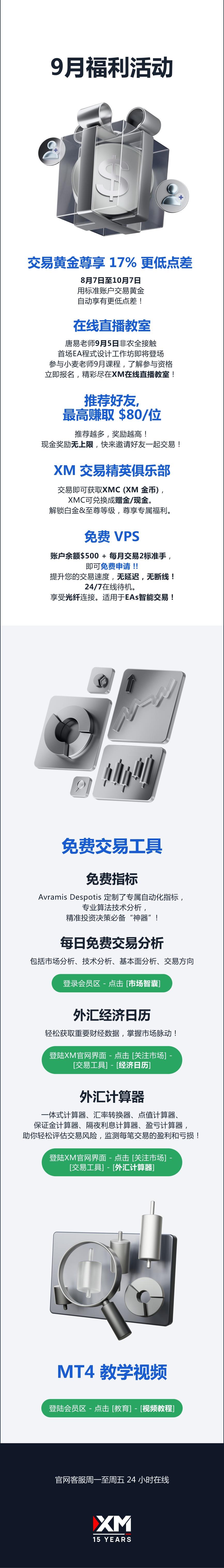 【XM外汇市场分析】：查收提醒，—  9月福利活动集锦！(图1)